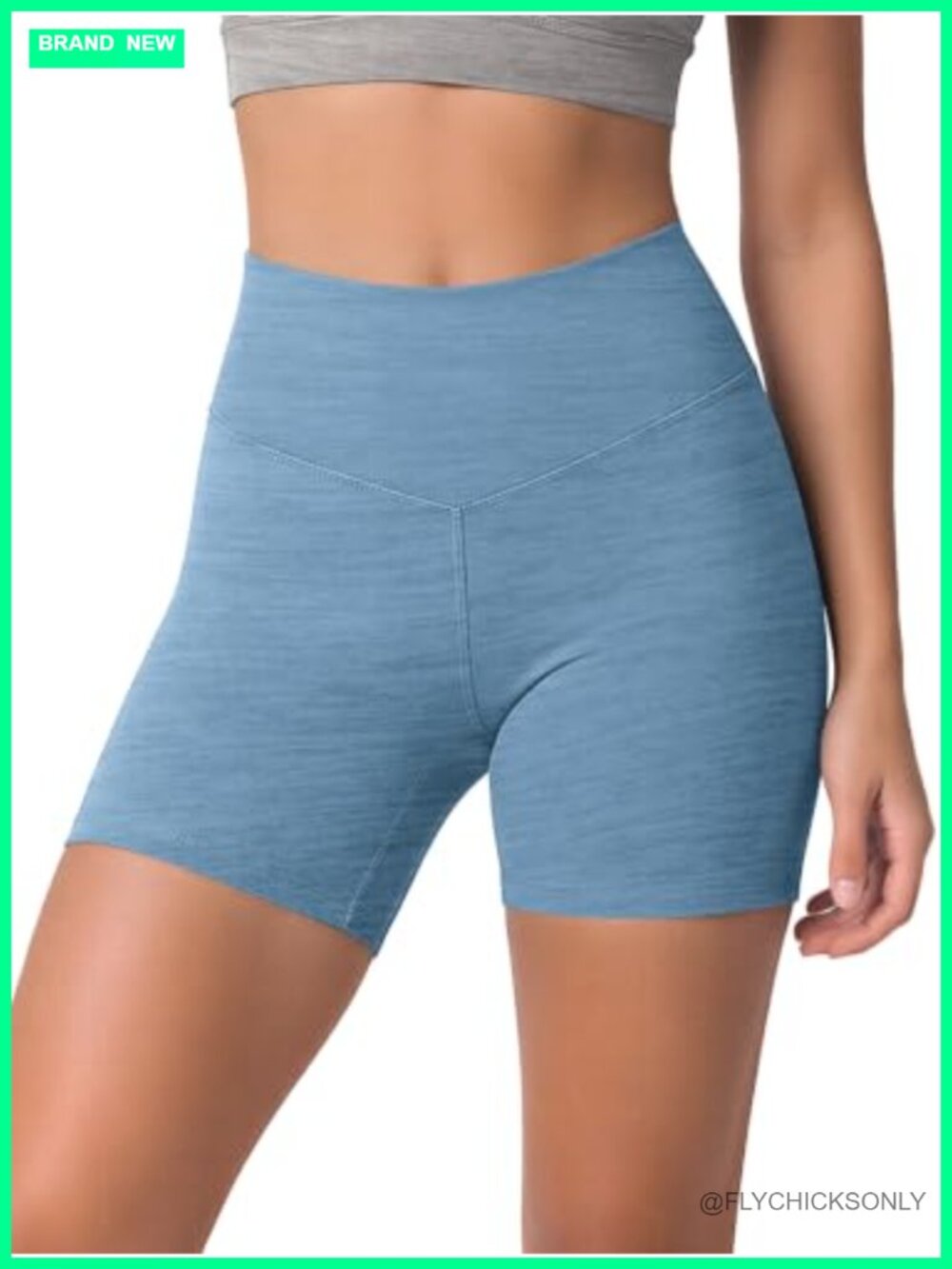 Ultra Soft High Waist Biker Shorts 4" Inseam Yoga Workout Shorts